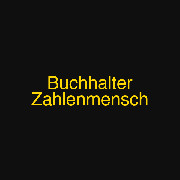 Buchhalter Zahlenmensch