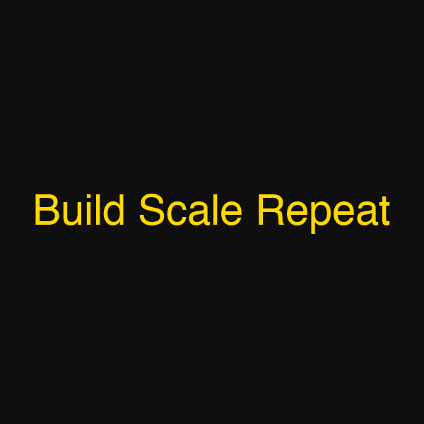 Build Scale Repeat