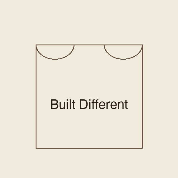 Built Different | Stoffbeutel