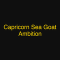 Capricorn Sea Goat Ambition