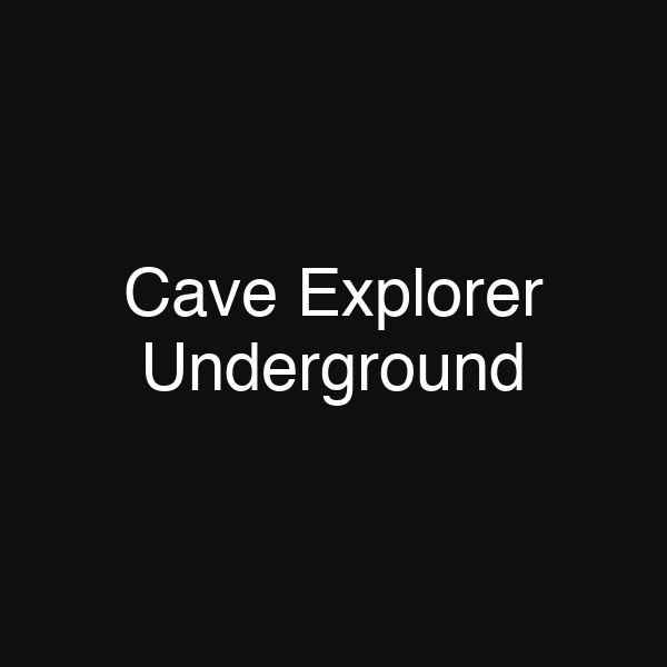 Cave Explorer Underground