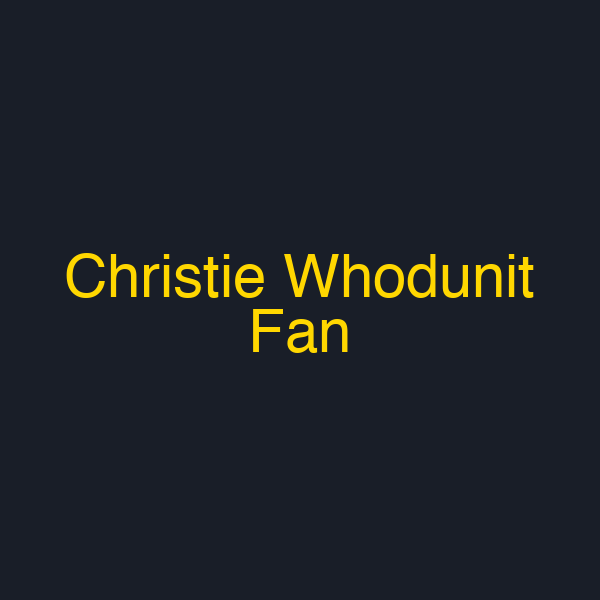 Christie Whodunit Fan