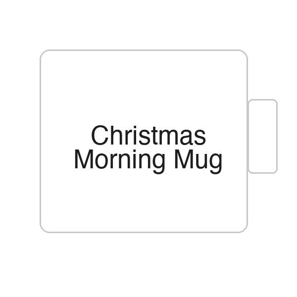 Christmas Morning Mug | Tasse