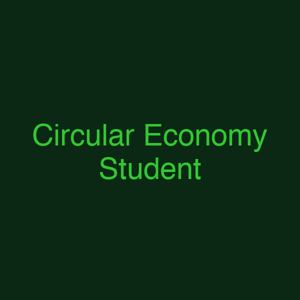 Circular Economy Student