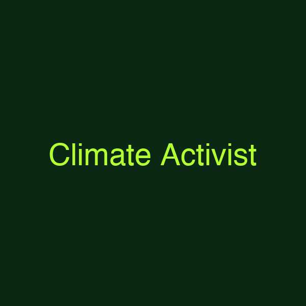 Climate Activist