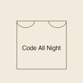 Code All Night | Stoffbeutel
