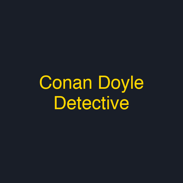 Conan Doyle Detective