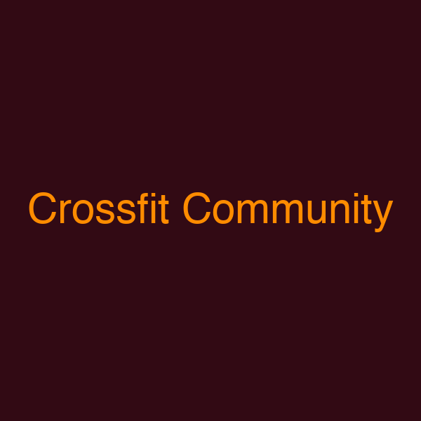 Crossfit Community