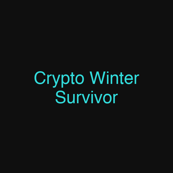 Crypto Winter Survivor