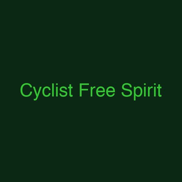 Cyclist Free Spirit