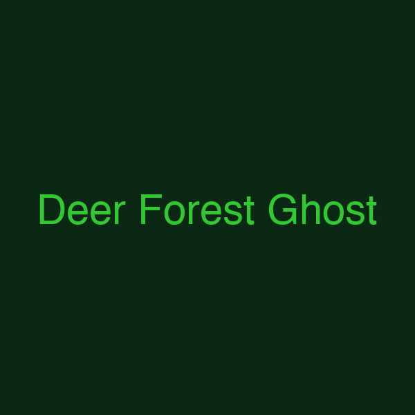 Deer Forest Ghost