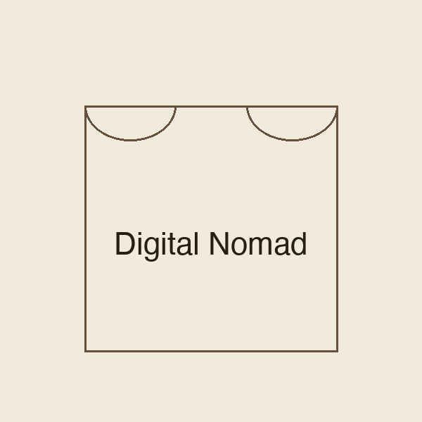 Digital Nomad | Stoffbeutel