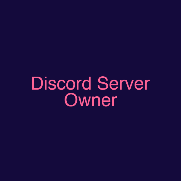 Discord Server Owner