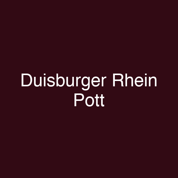 Duisburger Rhein Pott