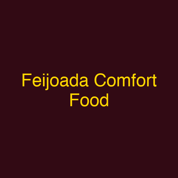 Feijoada Comfort Food