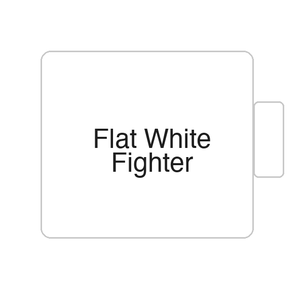 Flat White Fighter | Tasse
