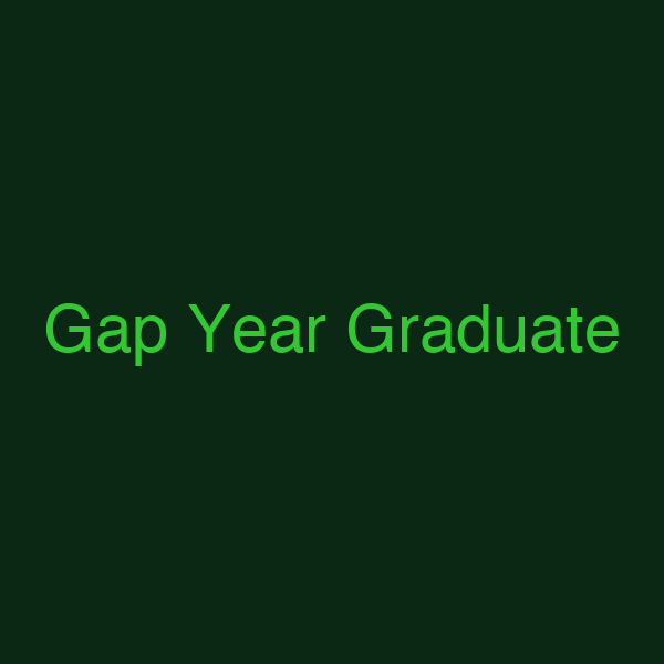 Gap Year Graduate