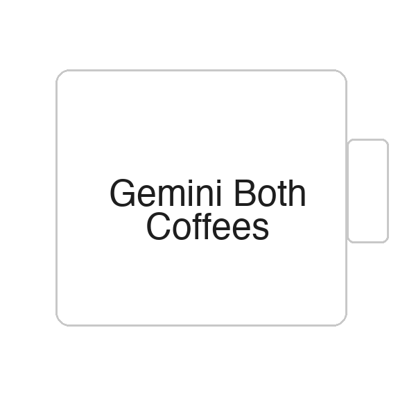 Gemini Both Coffees | Tasse