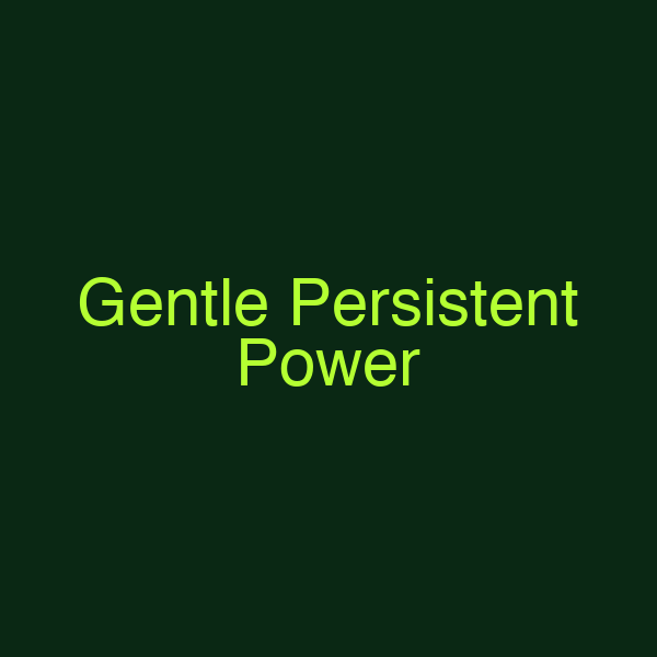 Gentle Persistent Power