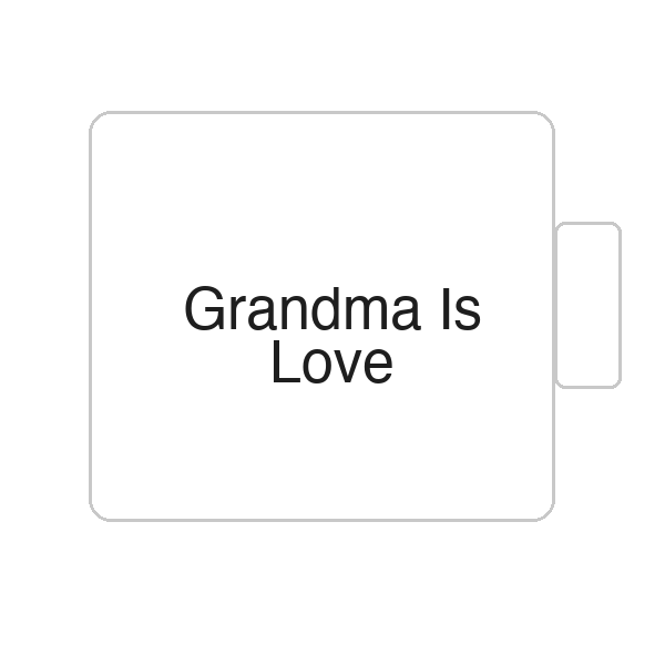 Grandma Is Love | Tasse