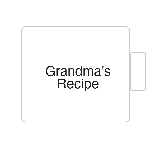 Grandma's Recipe | Tasse