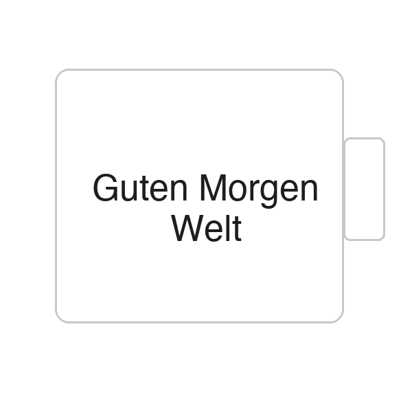 Guten Morgen Welt | Tasse