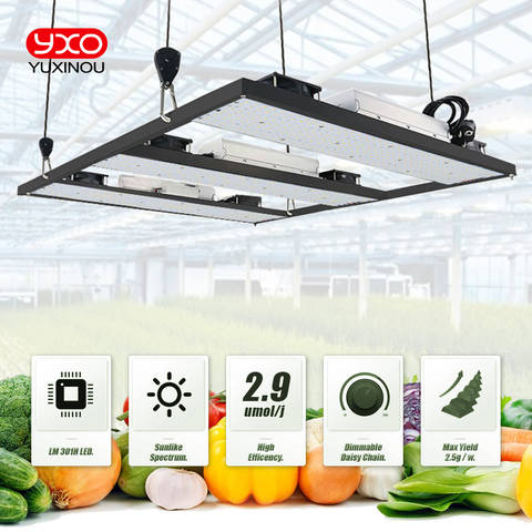 LM301H V3 LED Grow Light Board Meanwell 240W-720W 3000K 660nm UV IR Pflanzen Wachstum Blüte Smart