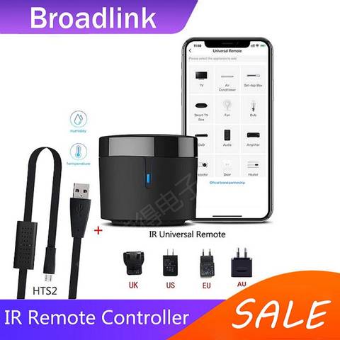 Broadlink RM4 Mini IR Fernbedienung Klimaanlage TV Set-Top-Box Temperatur Feuchte Alexa