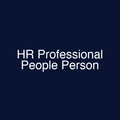 HR Professional People Person