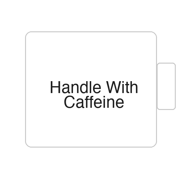Handle With Caffeine | Tasse