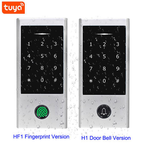 Tuya Bluetooth Türschloss IP68 Wasserdicht Fingerprint Tastatur RFID Karte Outdoor Smart
