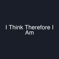 I Think Therefore I Am