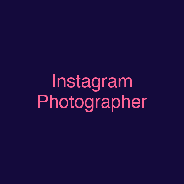 Instagram Photographer