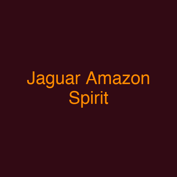 Jaguar Amazon Spirit