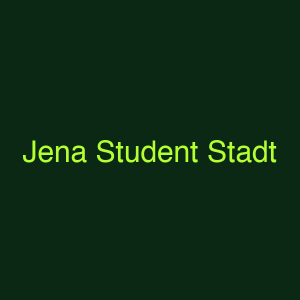 Jena Student Stadt