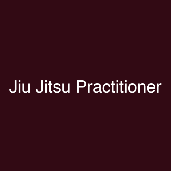 Jiu Jitsu Practitioner