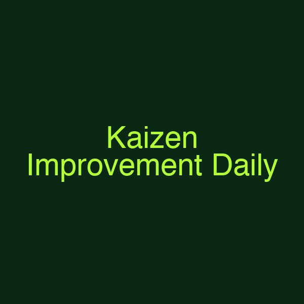 Kaizen Improvement Daily