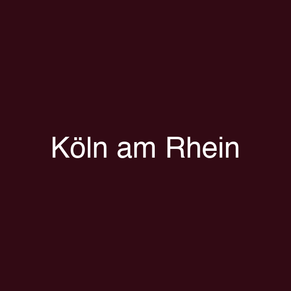 Köln am Rhein