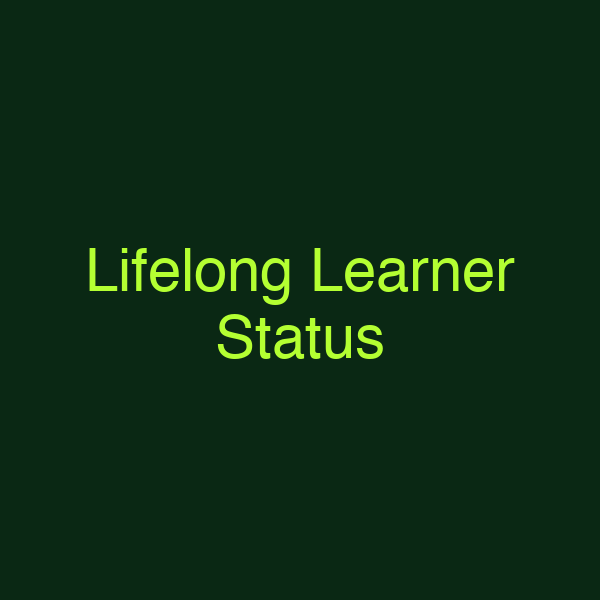 Lifelong Learner Status