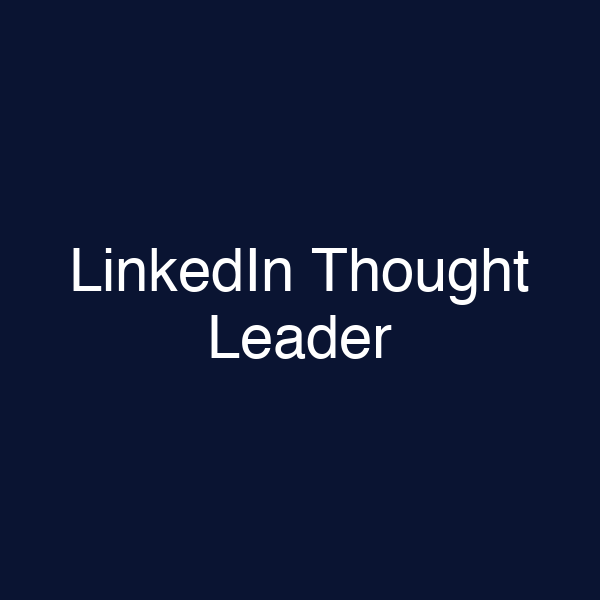 LinkedIn Thought Leader