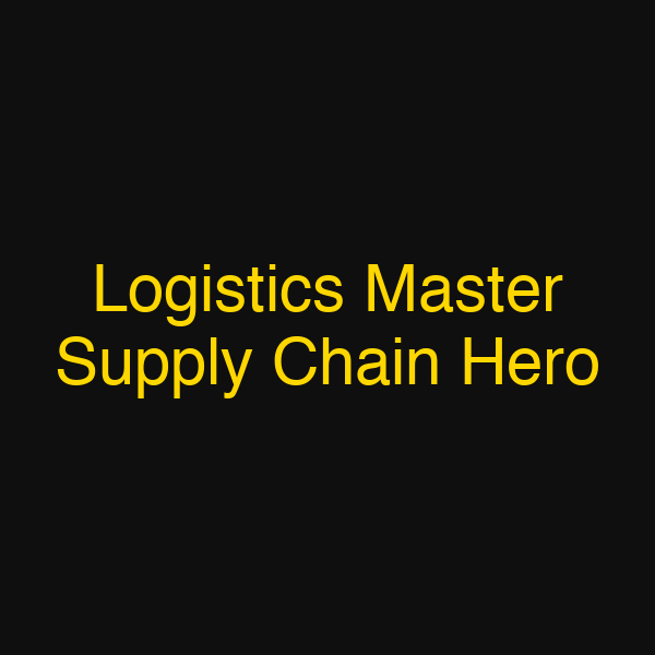Logistics Master Supply Chain Hero