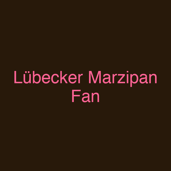 Lübecker Marzipan Fan