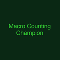 Macro Counting Champion