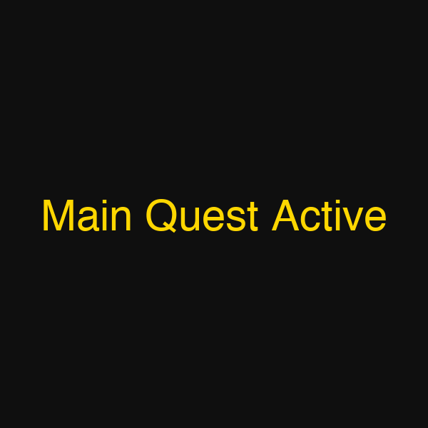 Main Quest Active