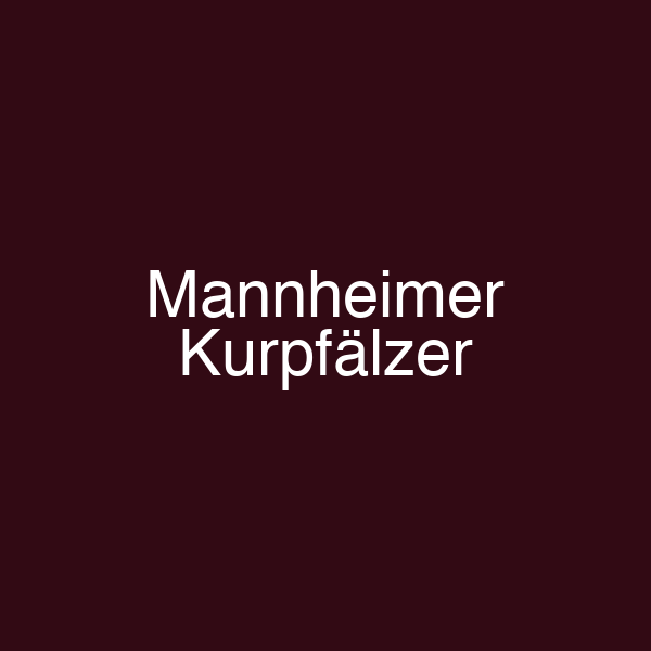 Mannheimer Kurpfälzer