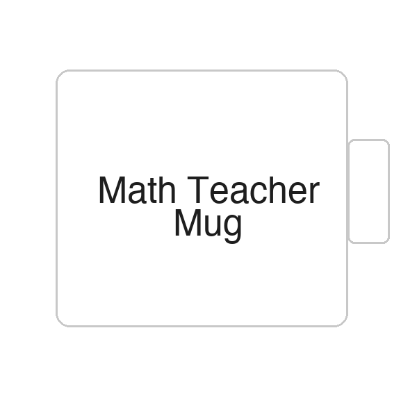 Math Teacher Mug | Tasse