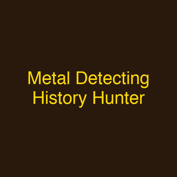 Metal Detecting History Hunter
