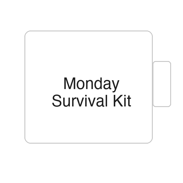 Monday Survival Kit | Tasse