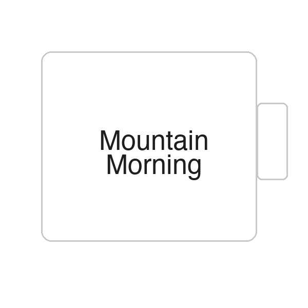 Mountain Morning | Tasse