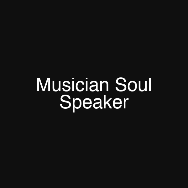 Musician Soul Speaker